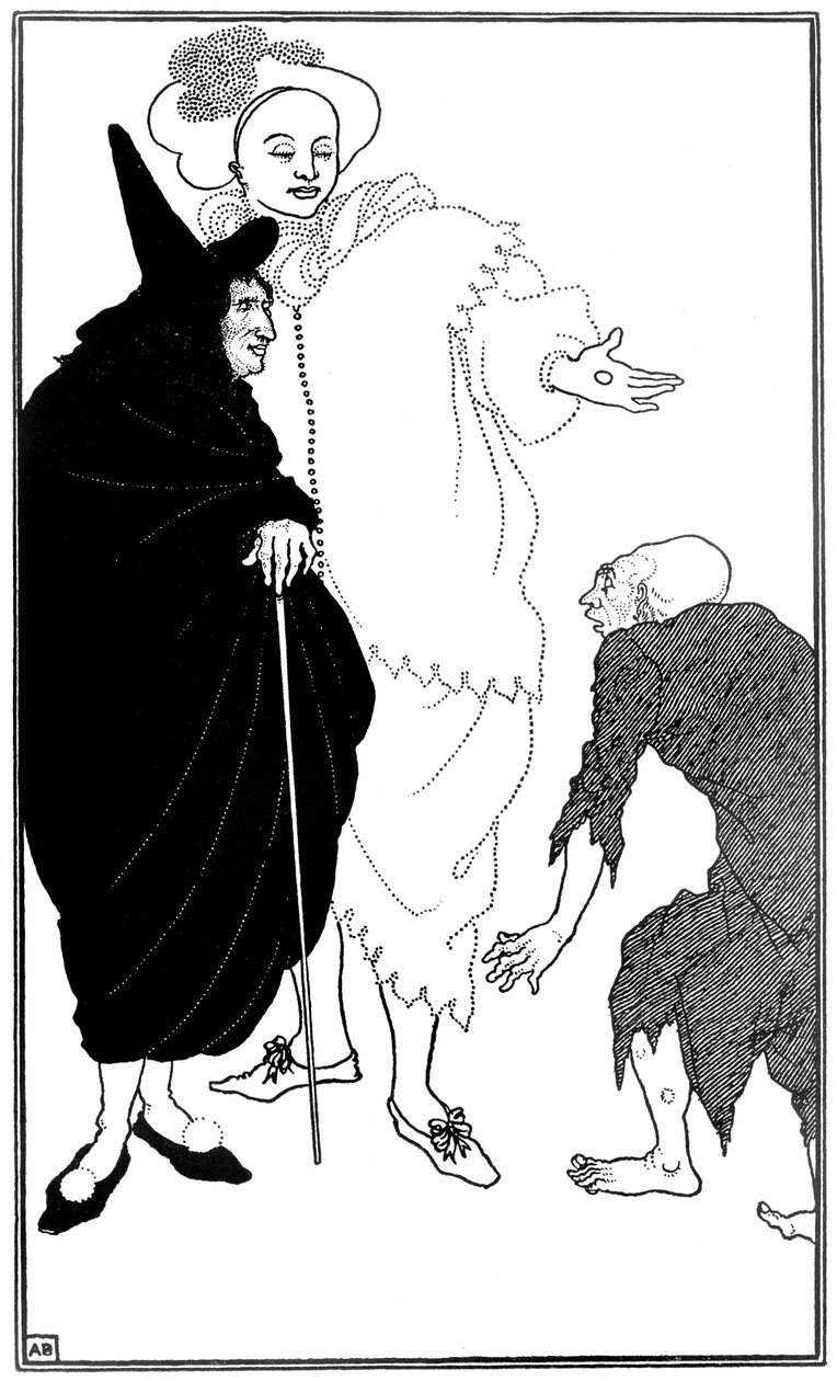 Don Juan, Sganarelle e o Mendigo, ilustração de 