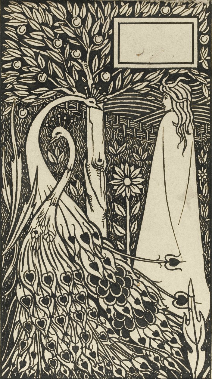 Ilustração do livro Le Morte dArthur de Sir Thomas Malory, 1893-1894 de Aubrey Beardsley