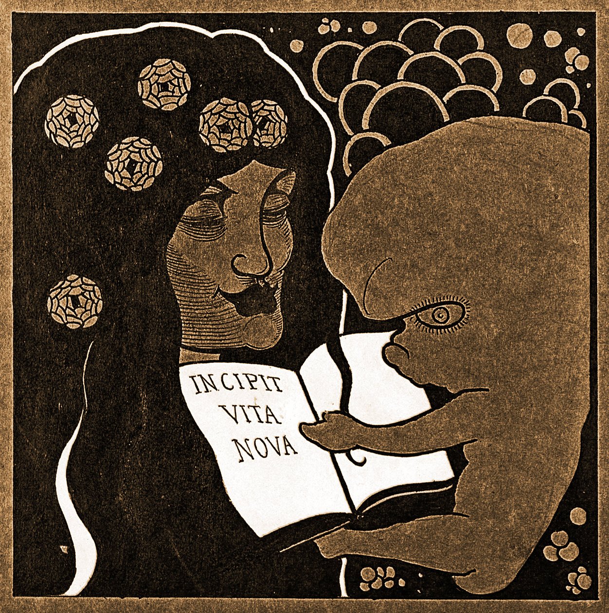 Incipit Vita Nova: Aqui começa uma nova vida, 1893 de Aubrey Beardsley