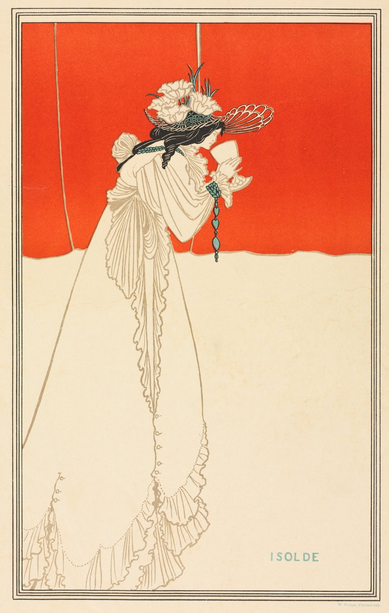 Isolde, 1895. de Aubrey Beardsley