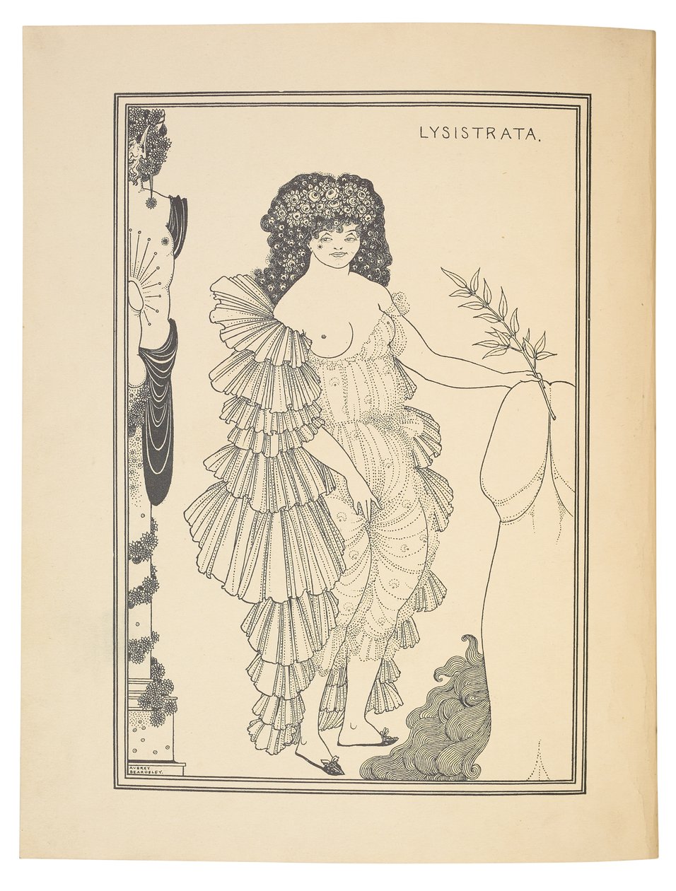 Lisístrata, 1896 de Aubrey Beardsley