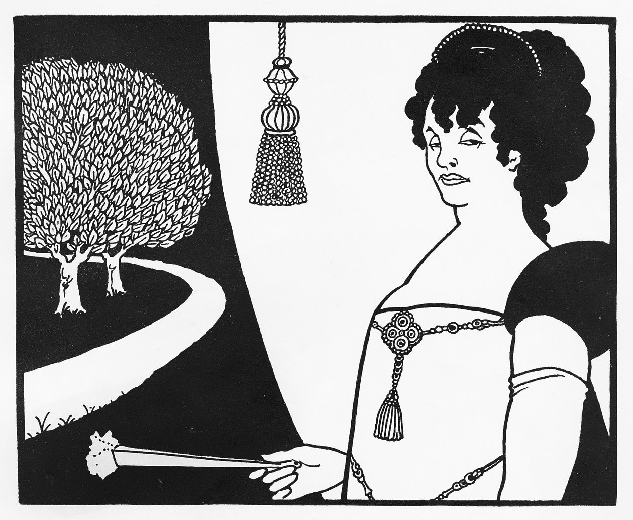 Madame Rejane, ilustração de &39;The Yellow Book&39;, 1893-94 de Aubrey Beardsley