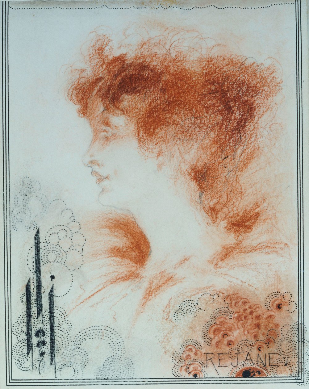 Rejane, 1894 de Aubrey Beardsley