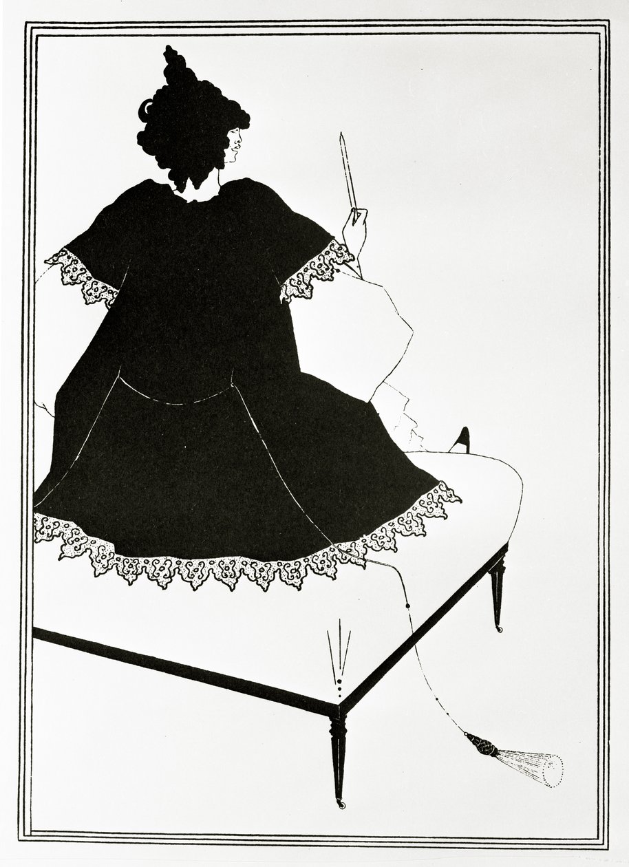 Salome Mistress, ou mulher com vibrador, c.1894 de Aubrey Beardsley