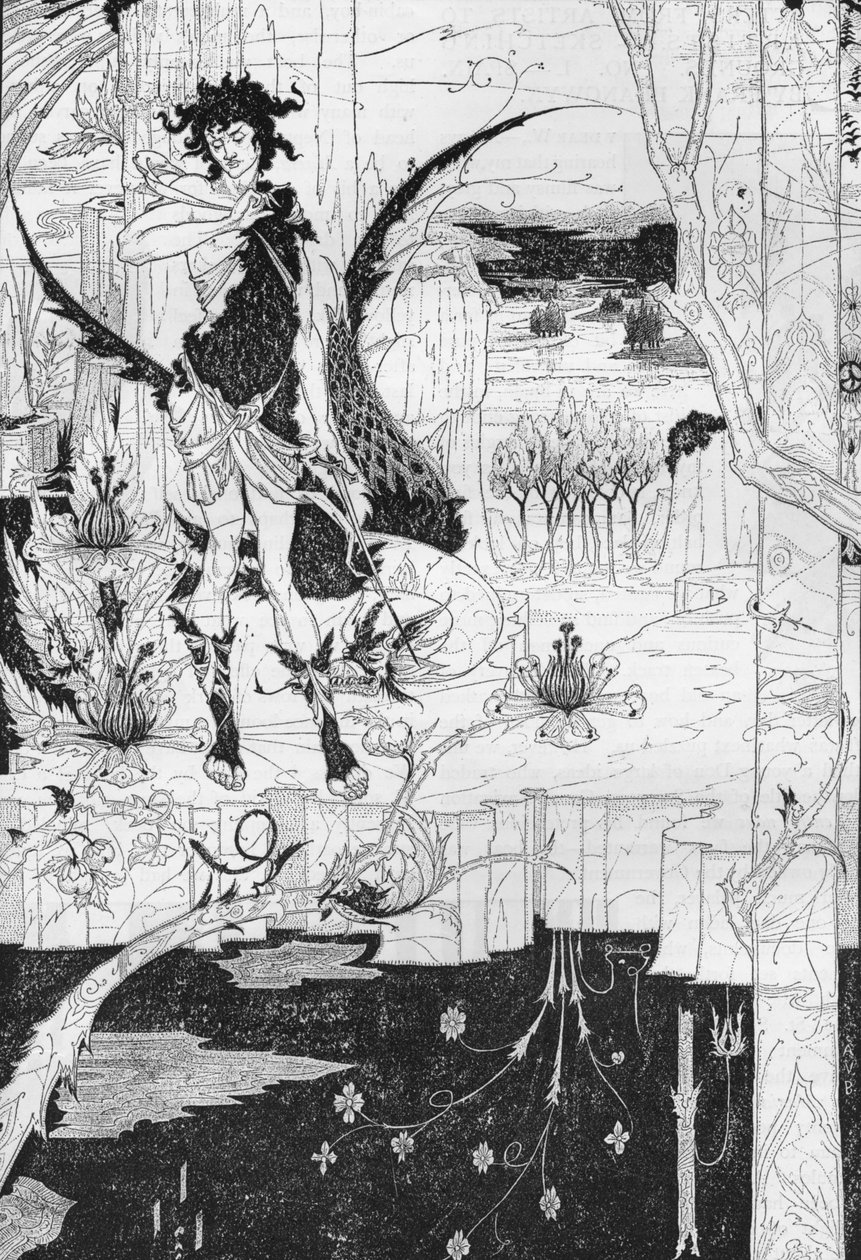 Siegfried, Ato II, c1893 de Aubrey Beardsley
