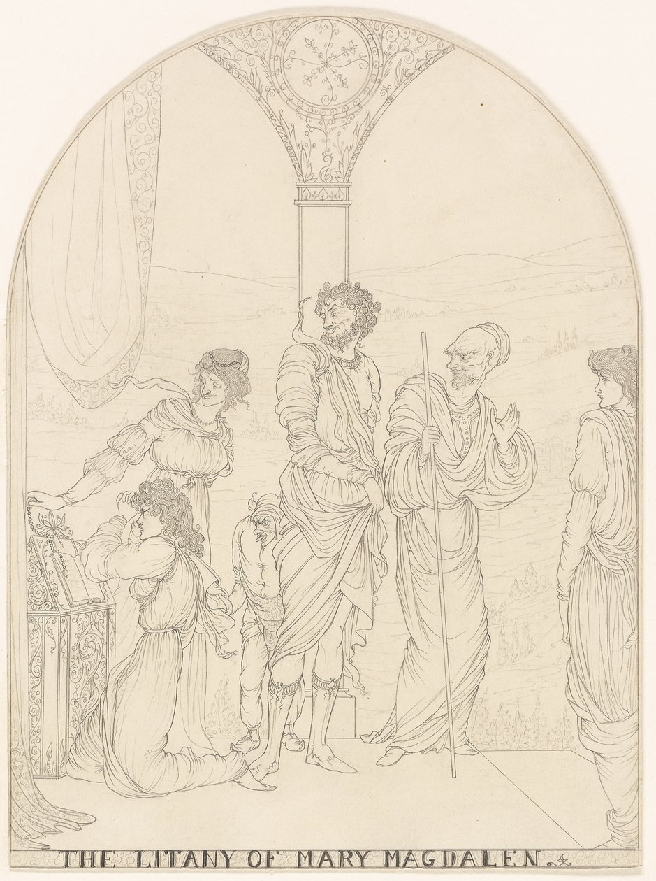 A Ladainha de Maria Madalena de Aubrey Beardsley