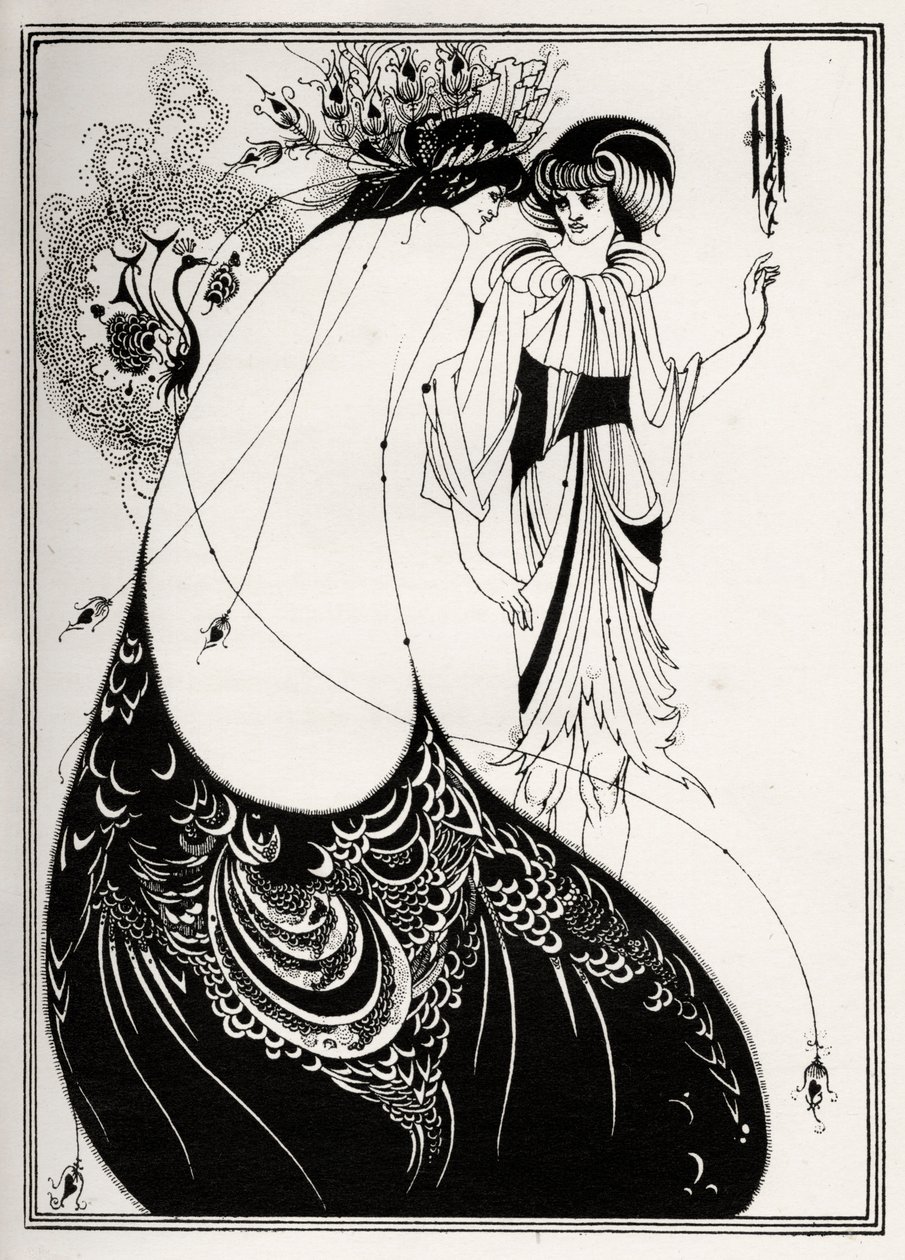 A Saia do Pavão de Aubrey Beardsley
