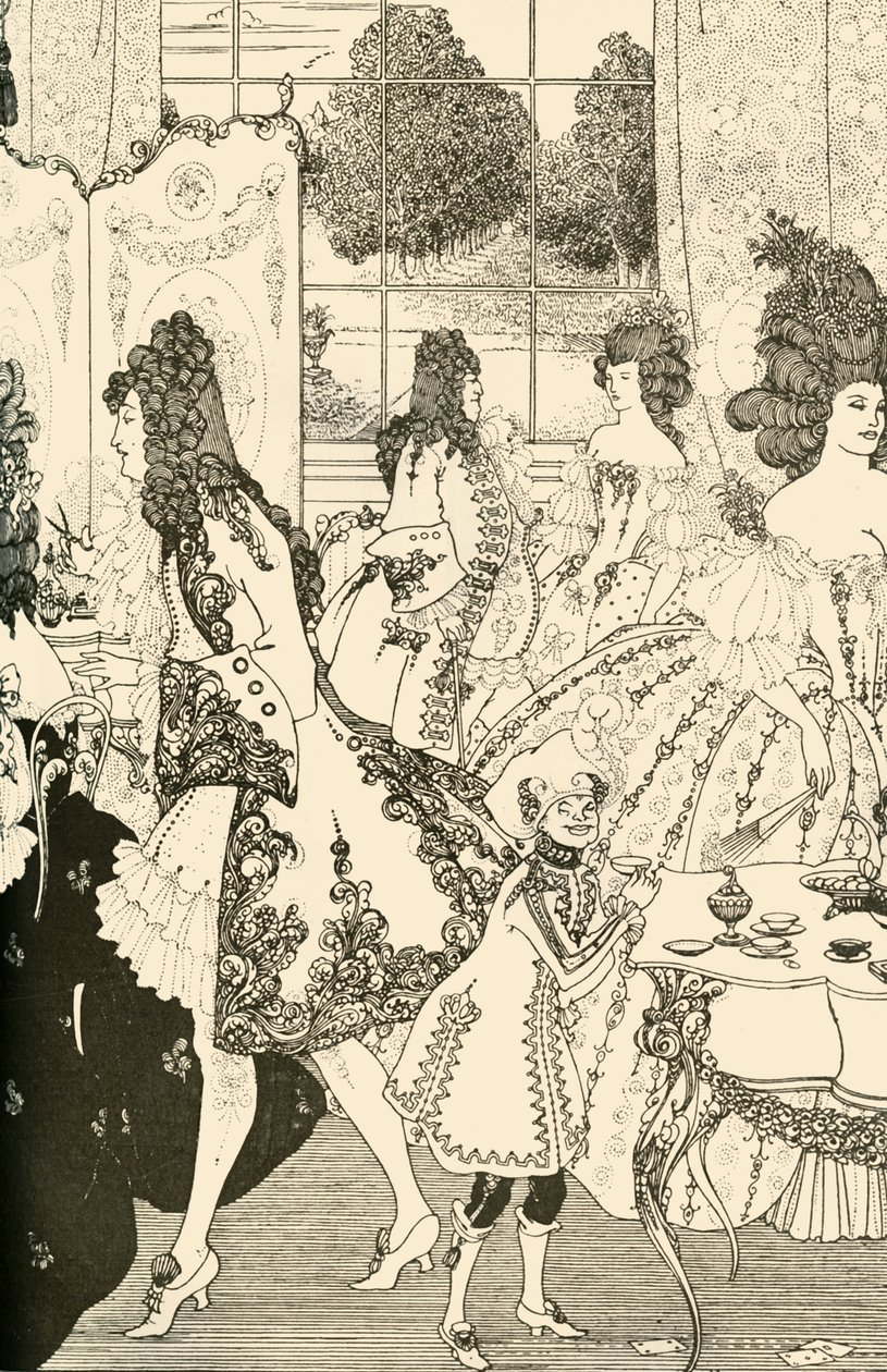 A violação da fechadura, 1896, 1928. de Aubrey Beardsley