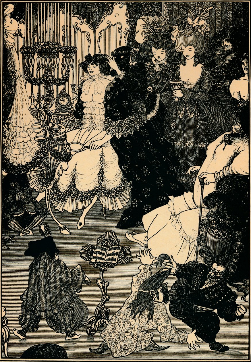O banheiro de Helen, década de 1890, 1935. de Aubrey Beardsley