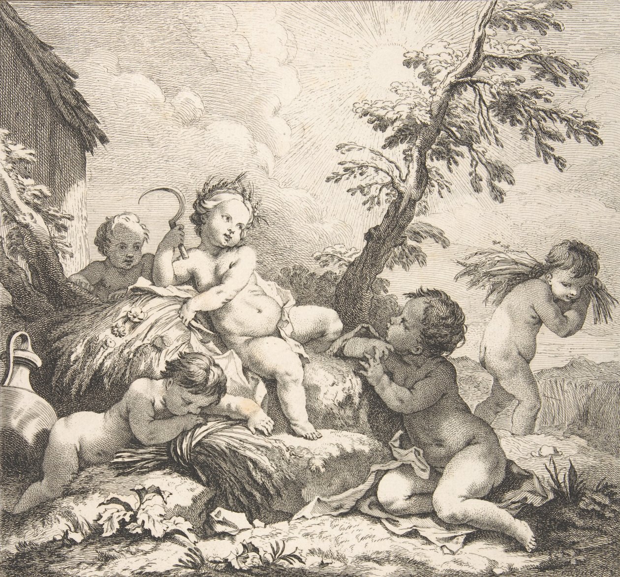 Verão, 1735 de Audran Benoit II