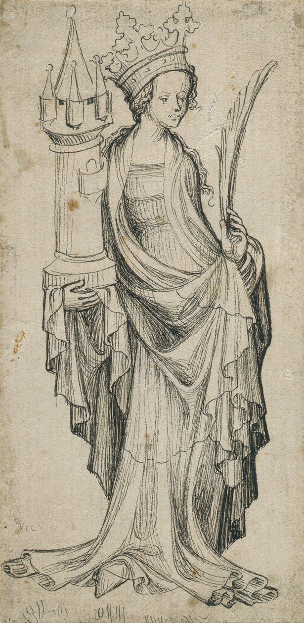 Santa Bárbara de Augsburger Meister