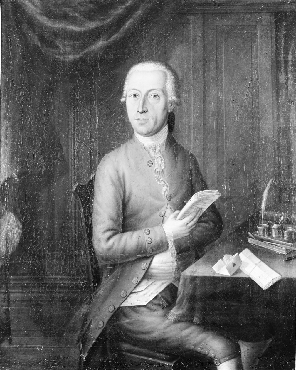 Retrato de Hendrik Willem Rappard (1748-1833) de August Christian Hauck