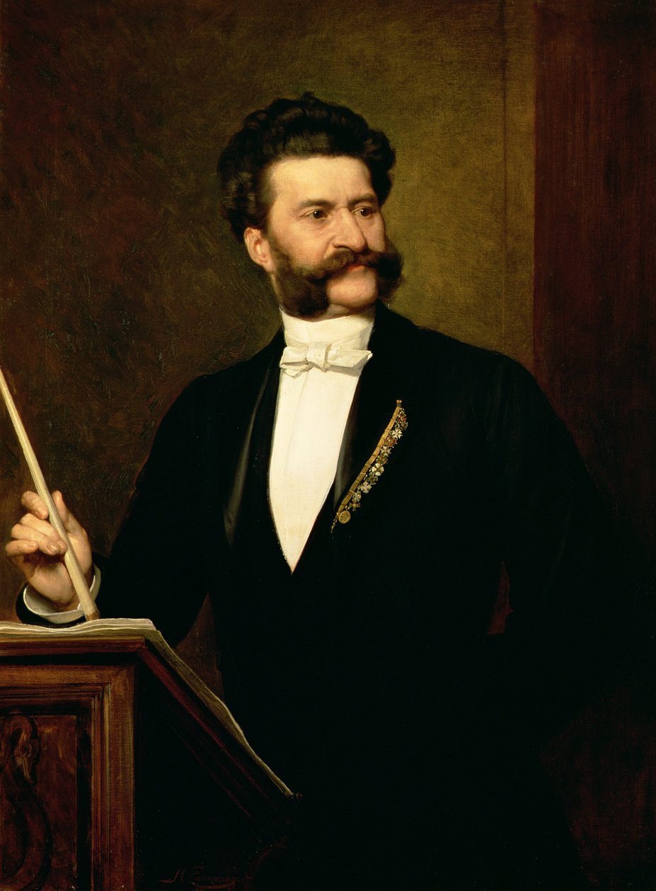 Johann Strauss, o Jovem, 1888 de August Eisenmenger
