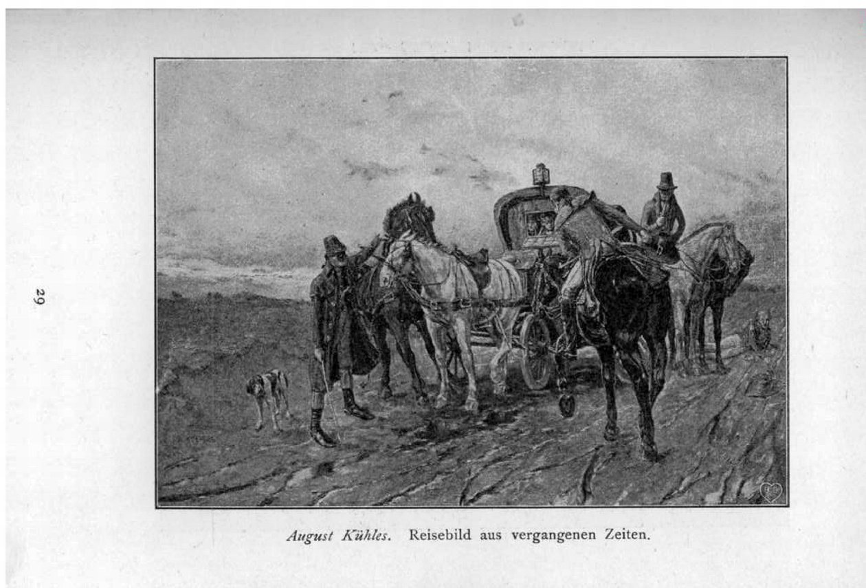 Imagens de viagem de tempos passados de August Kühles