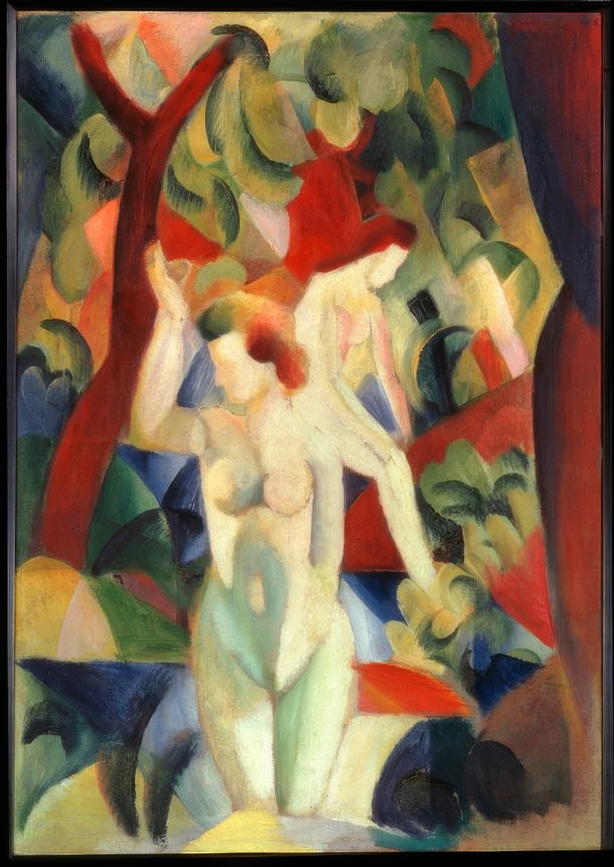 Mulheres de banho de August Macke