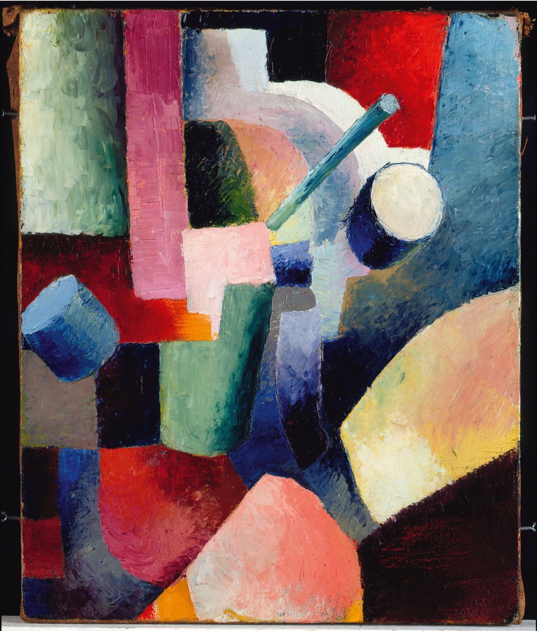 Composição Colorida de Formulários de August Macke