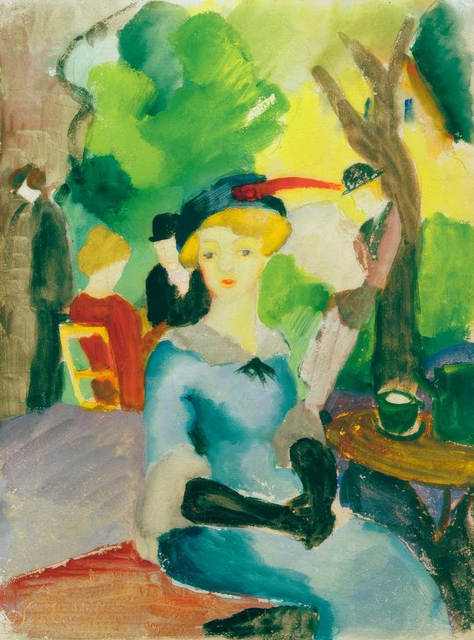 Figuras no parque de August Macke