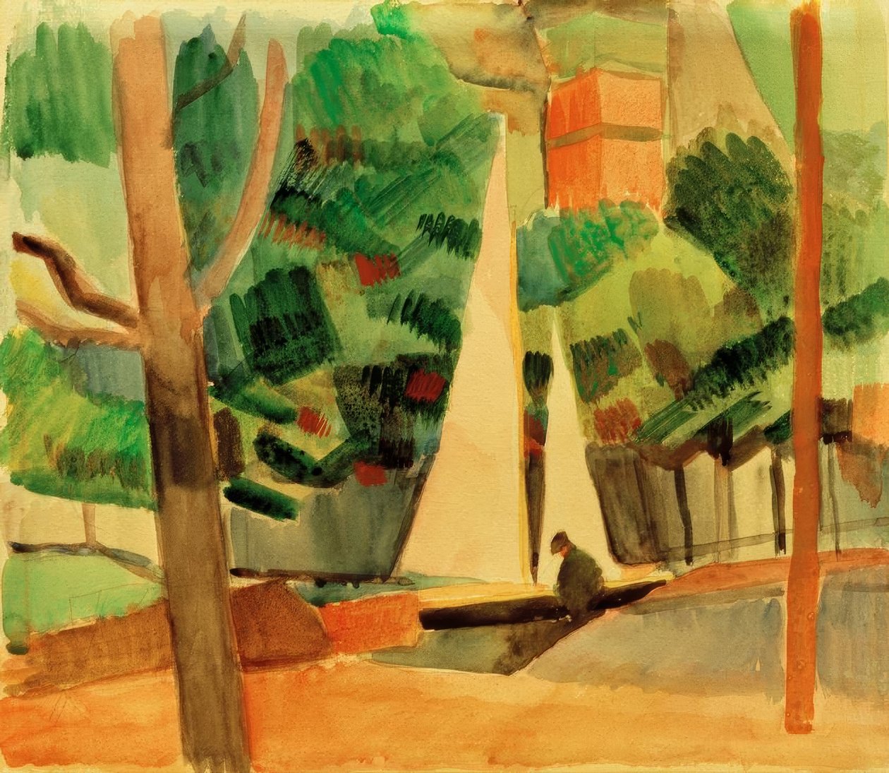 Hilterfingen am Thuner See de August Macke