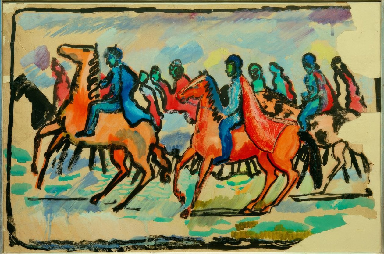 cavaleiro de August Macke