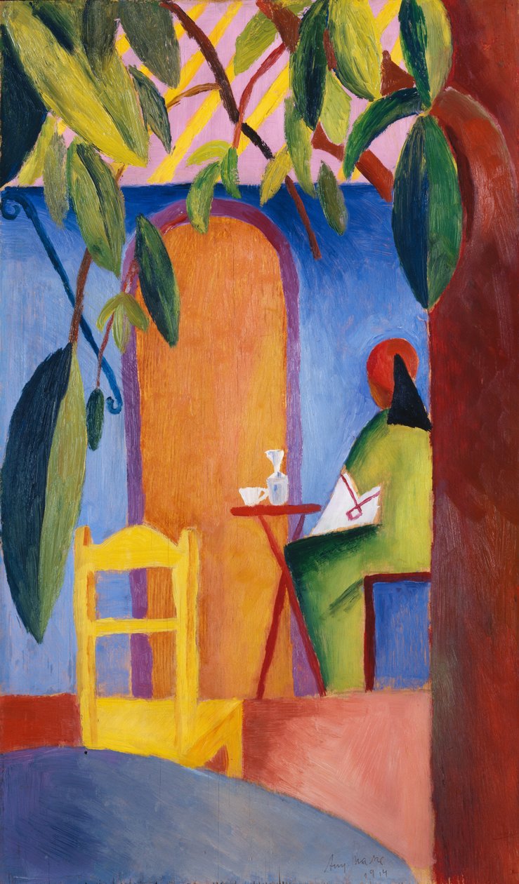 Café turco de August Macke