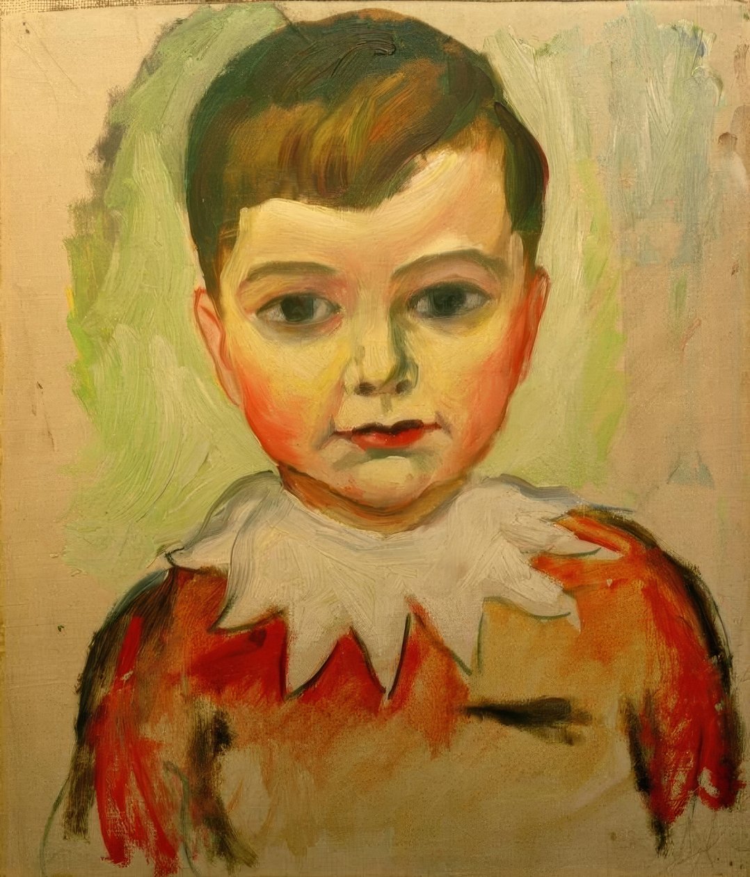 Walter com gola de renda de August Macke