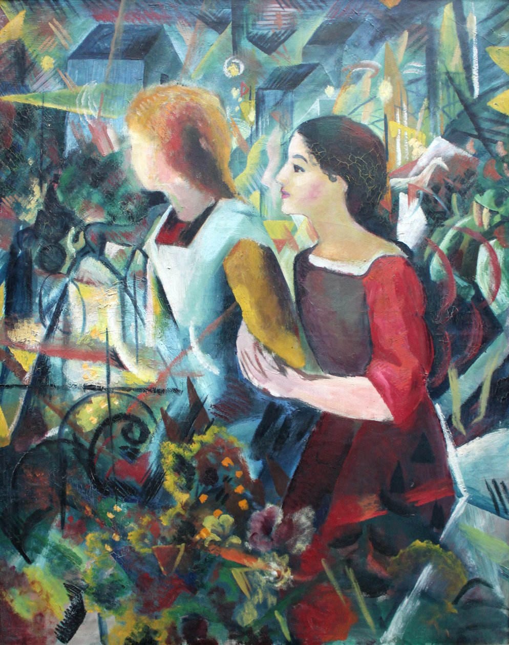 Duas meninas de August Macke