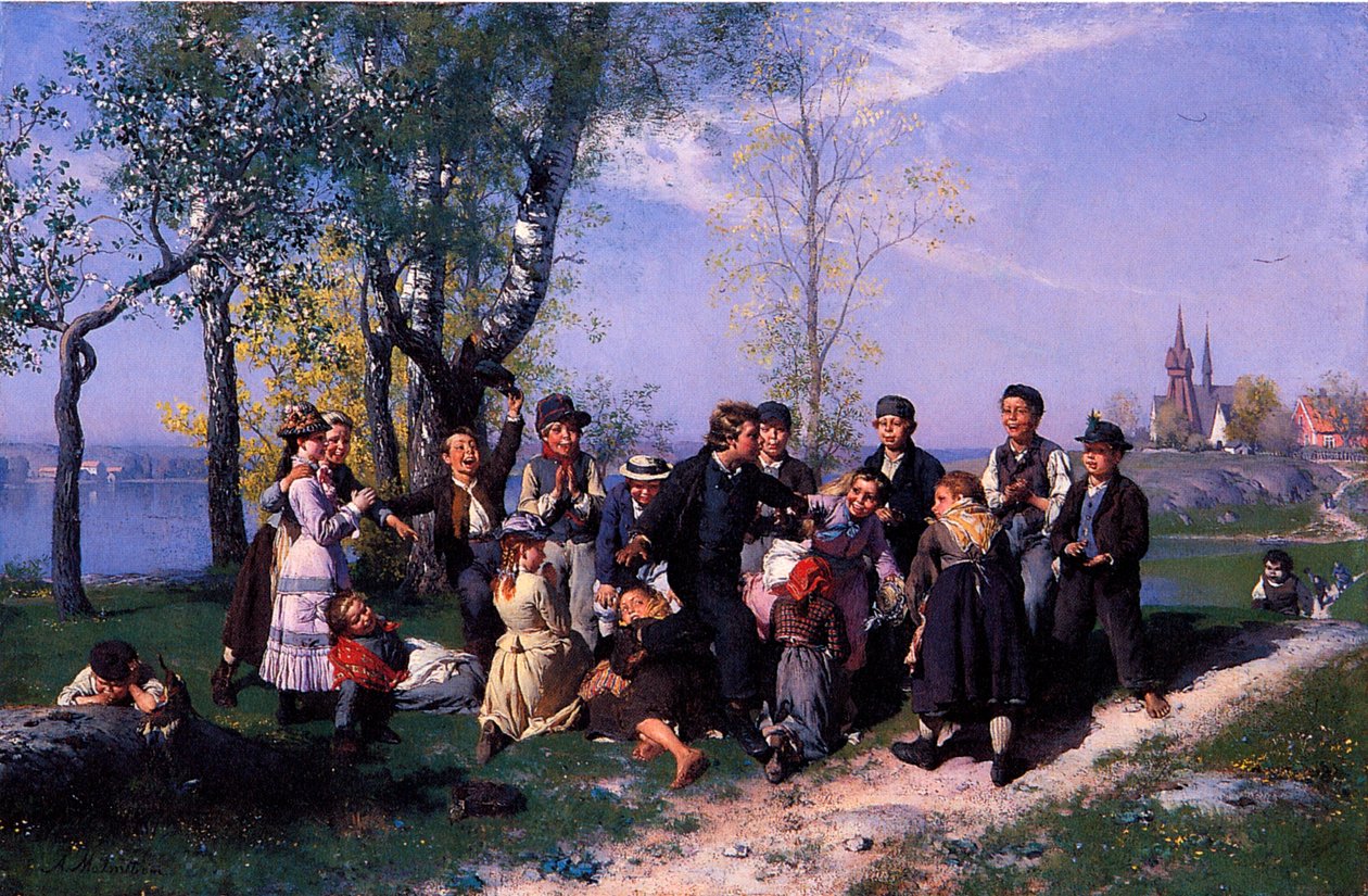 Bordado tecer de August Malmström