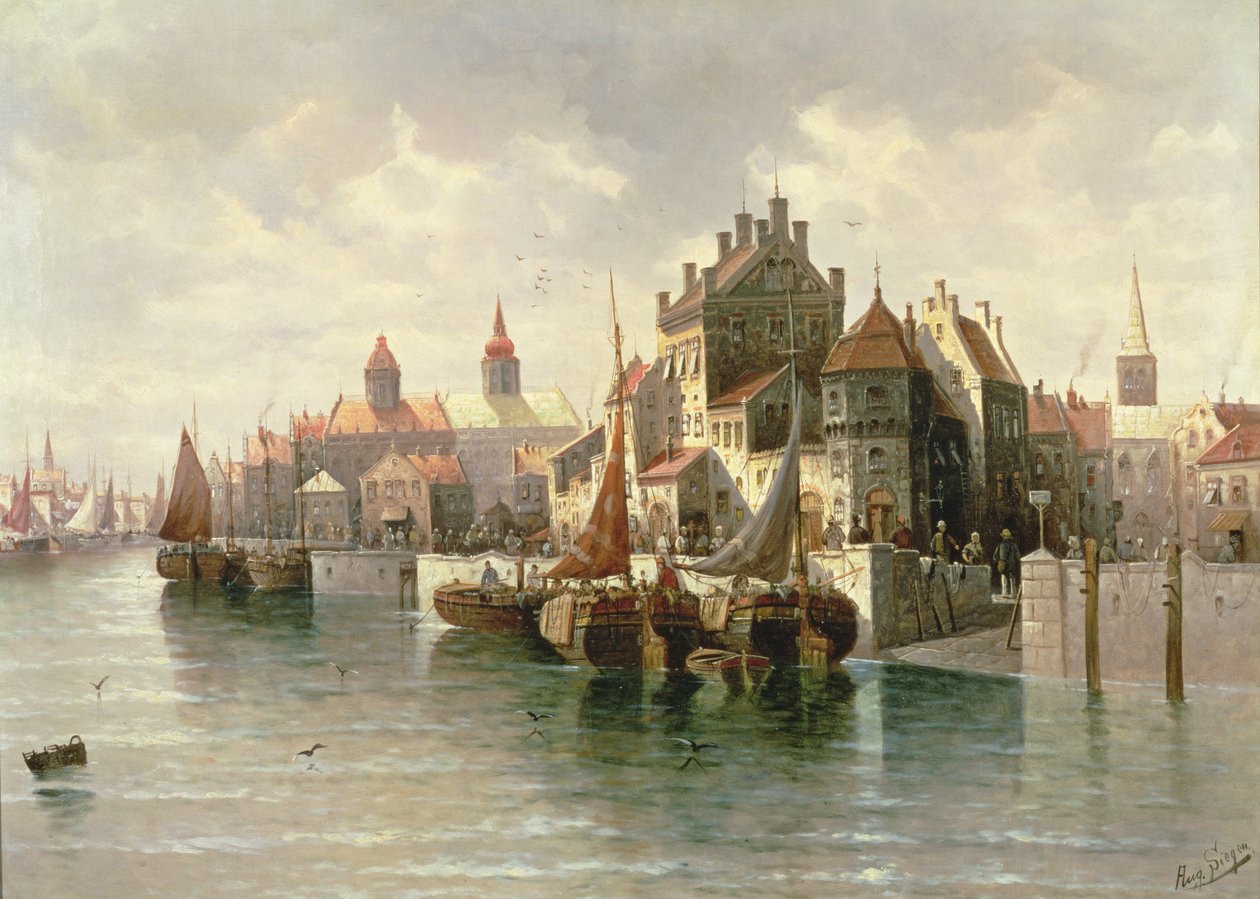 Canal de Kiel de August von Siegen