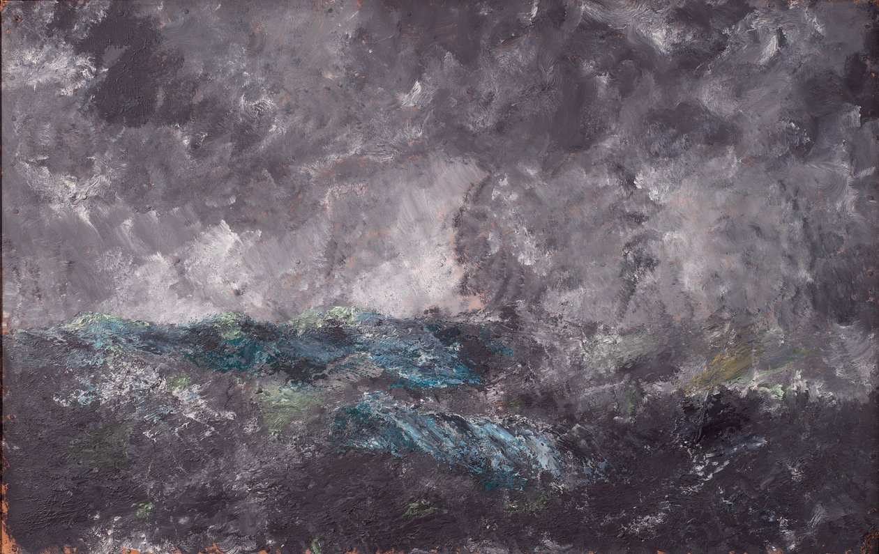 Tempestade no Skerries. O holandês Voador de August Johan Strindberg