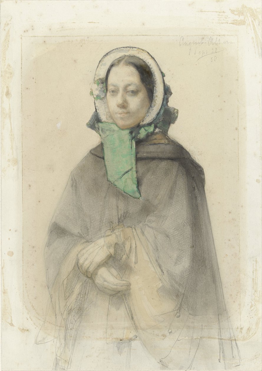 Retrato de Theresia A. A. Allebé de August Allebe