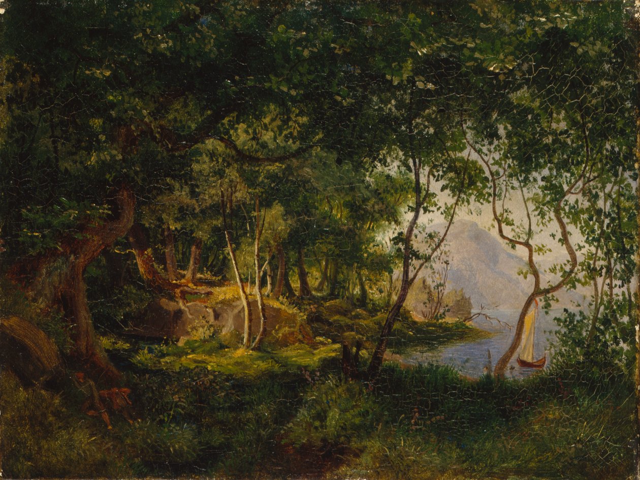 Estudo de paisagem de August Cappelen