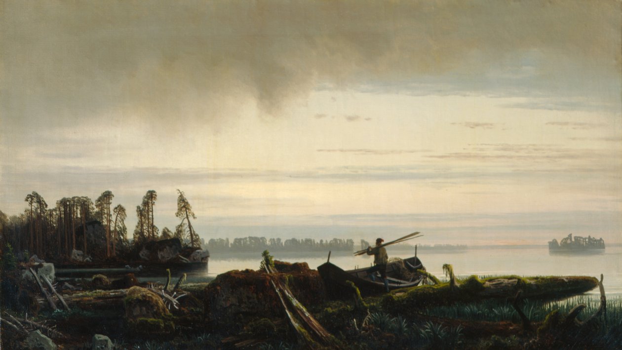 Sannavann (óleo sobre tela) de August Cappelen