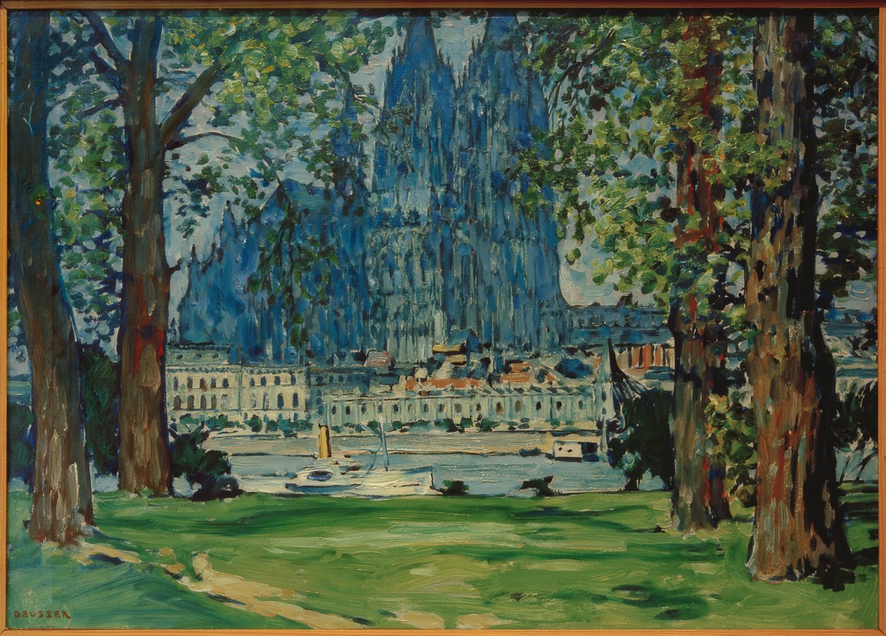 Catedral de Colônia com Deutzer Wiese de August Deusser