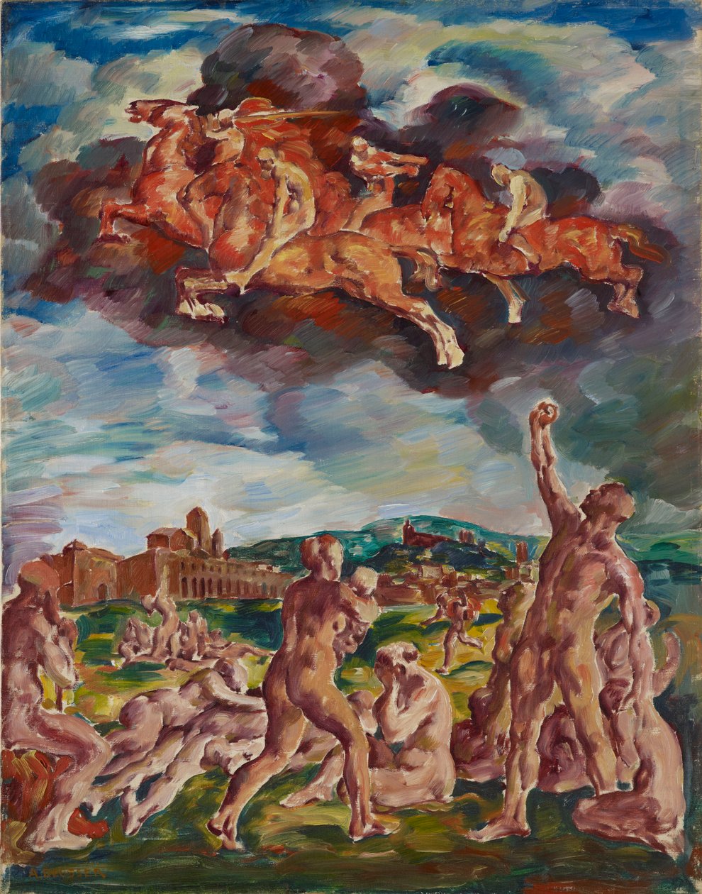 Os Cavaleiros do Apocalipse, 1917 de August Deusser
