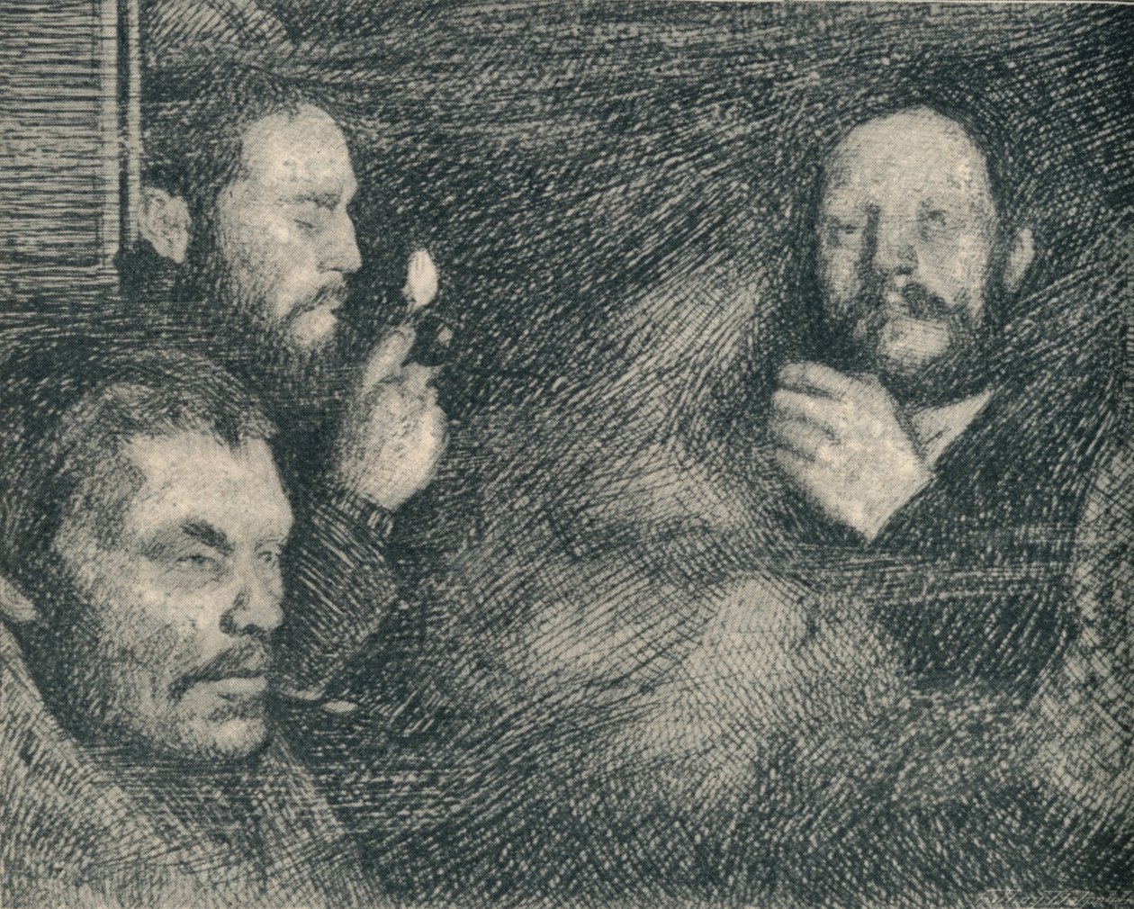 Uma fumaça na cozinha do Fram., C1893-1896, 1897 de August Eiebakke