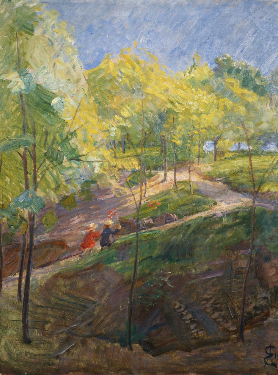 Sankthanshaugen / Esboço de August Eiebakke