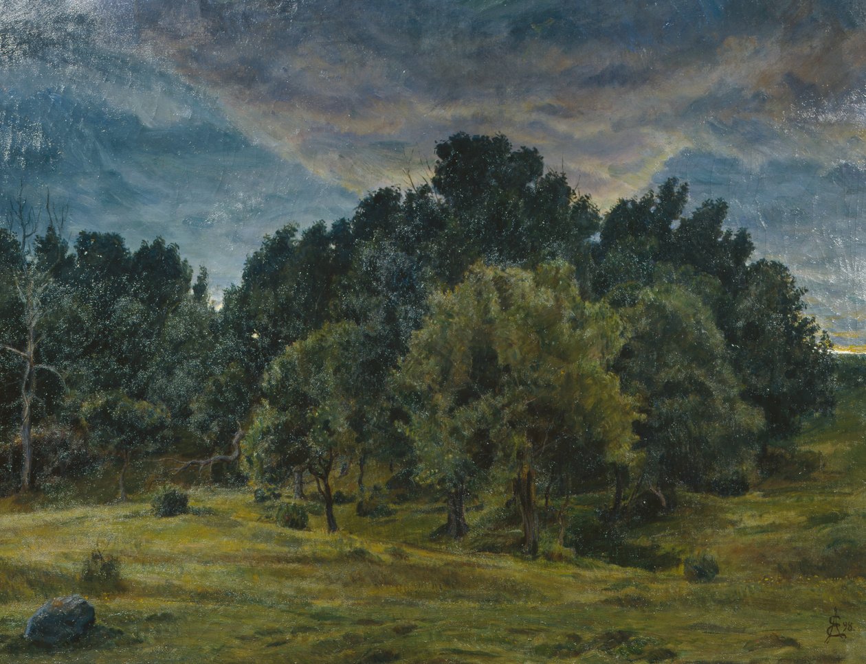 O jardim em Eiebakke de August Eiebakke