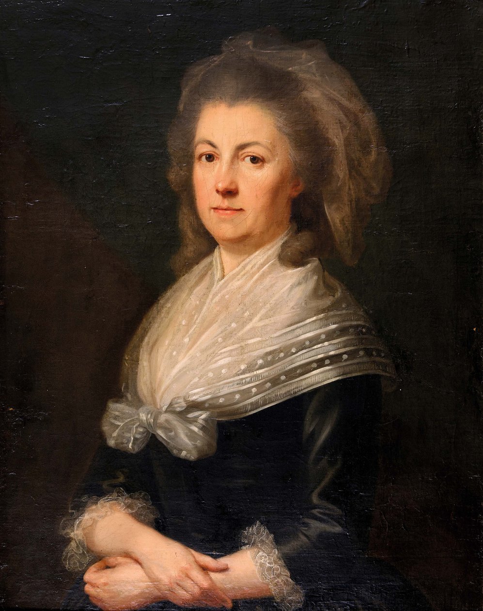 Retrato de Francisca Catharina von Steiger de August Friedrich Oelenhainz