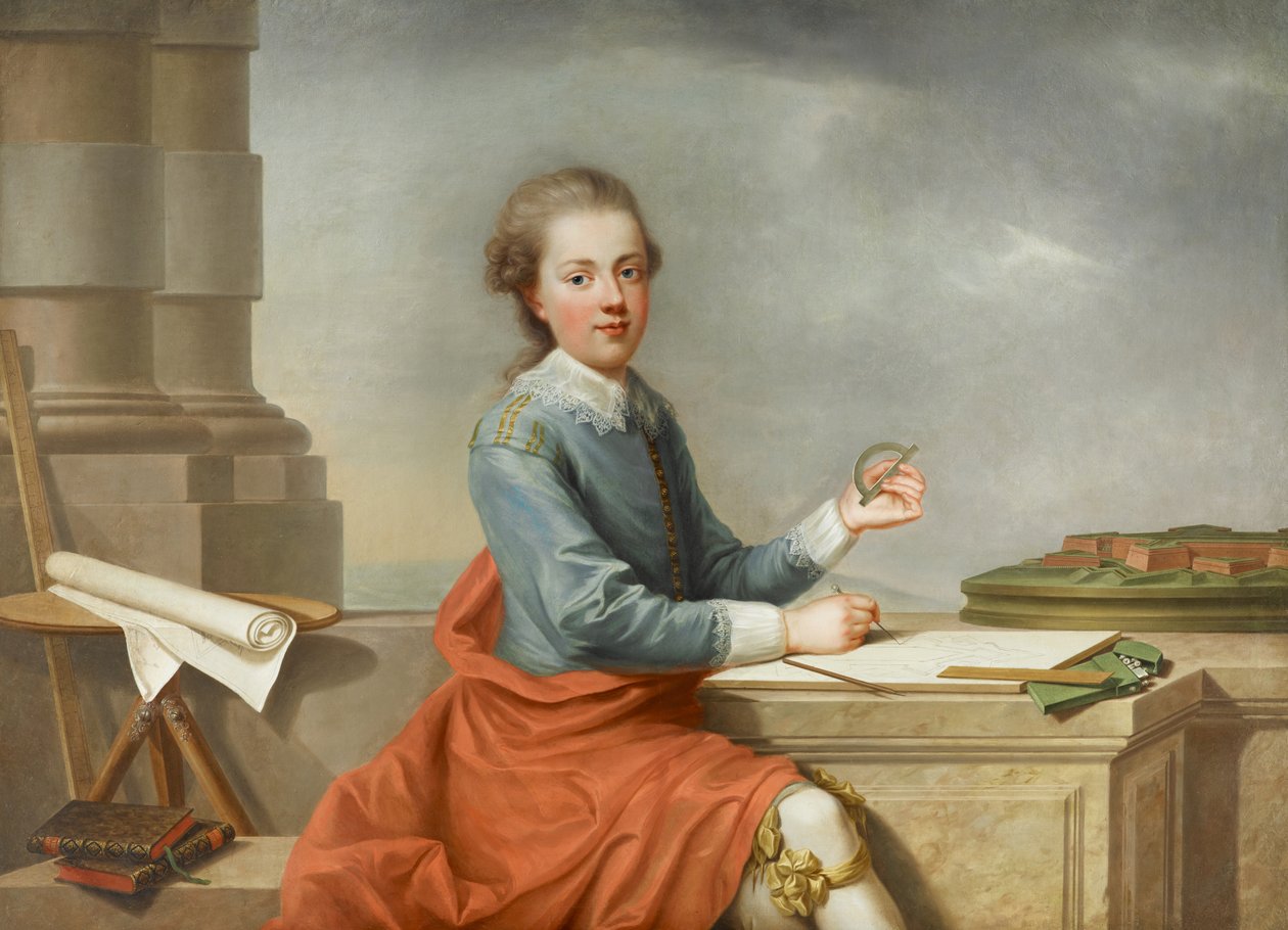 Príncipe Philipp Josef do Liechtenstein (1762-1802) de August Friedrich Oelenhainz