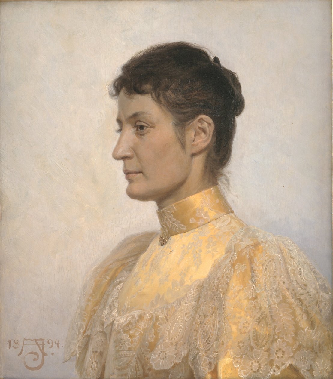 Retrato de Marie Oppermann de August Jerndorff