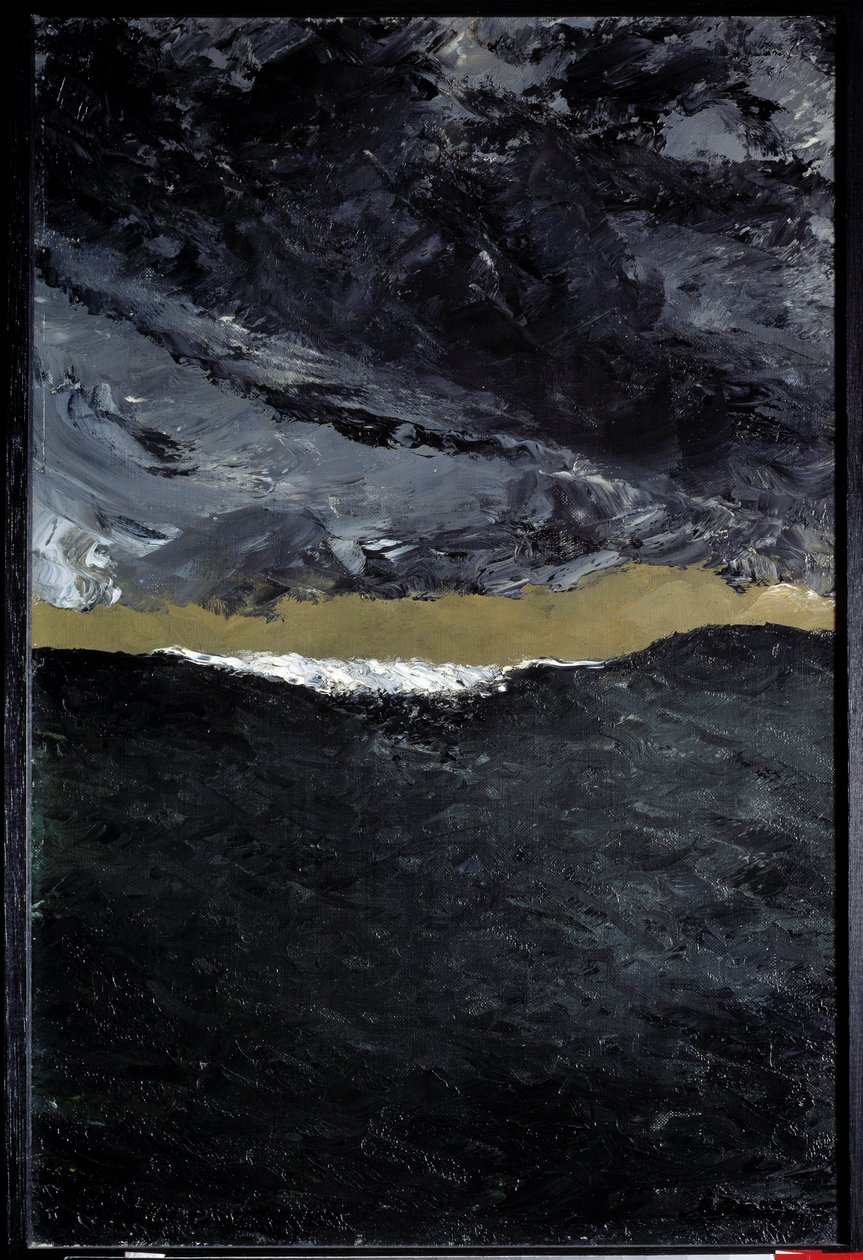 Onda VII. Pintura por August Strindberg (1849-1912) Ec. Sued. de August Johan Strindberg