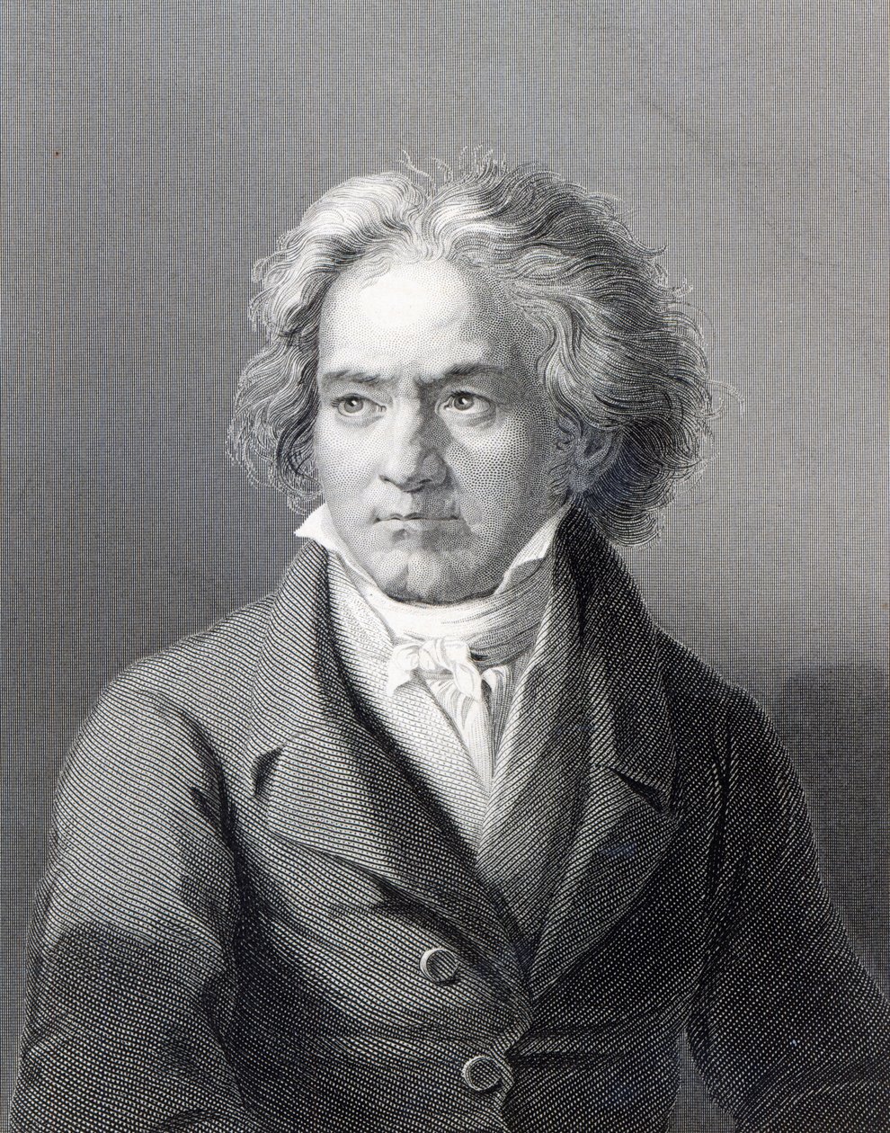 Ludwig van Beethoven, gravado por William Holl, o Jovem (gravura) de August Karl Friedrich von Kloeber