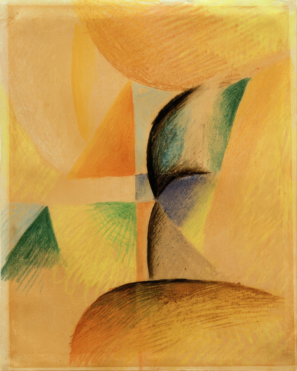 Formas abstratas XII de August Macke