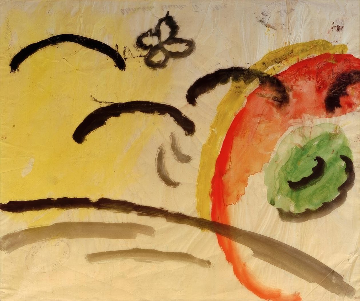 Resumo padrão IV, design para bordado de August Macke