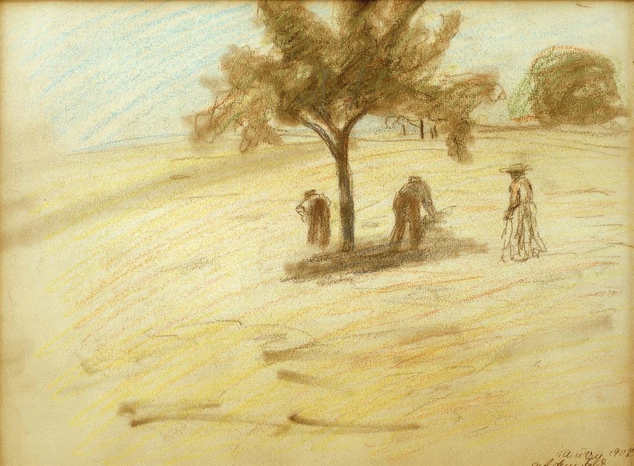 No campo em Kandern de August Macke