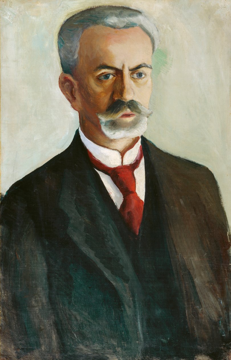 Retrato de Bernhard Köhler de August Macke