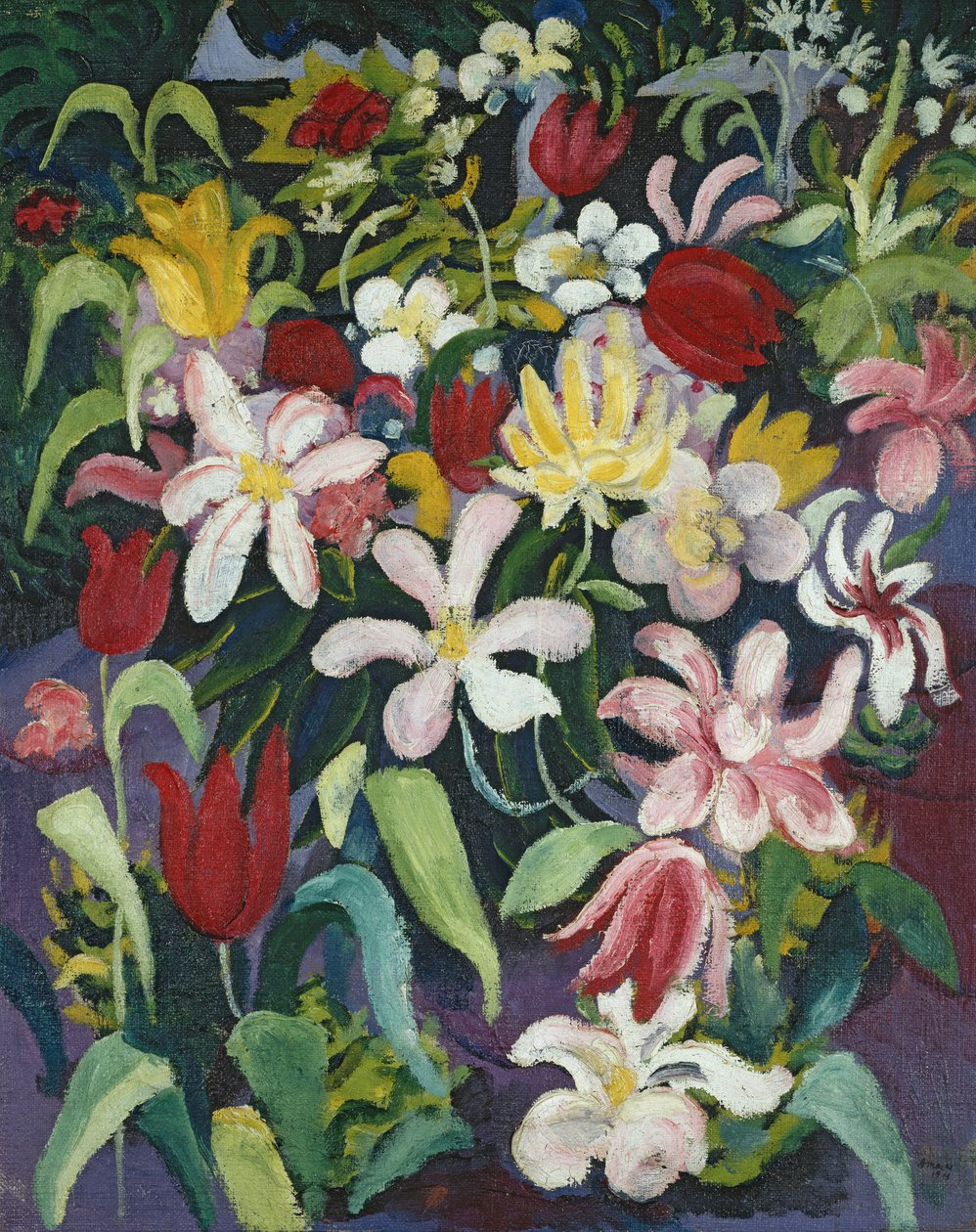 Tapete de flores de August Macke
