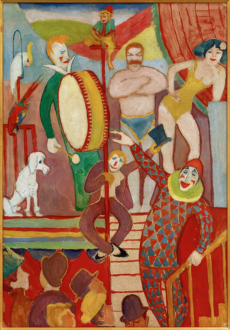 Mundo de Circo I de August Macke