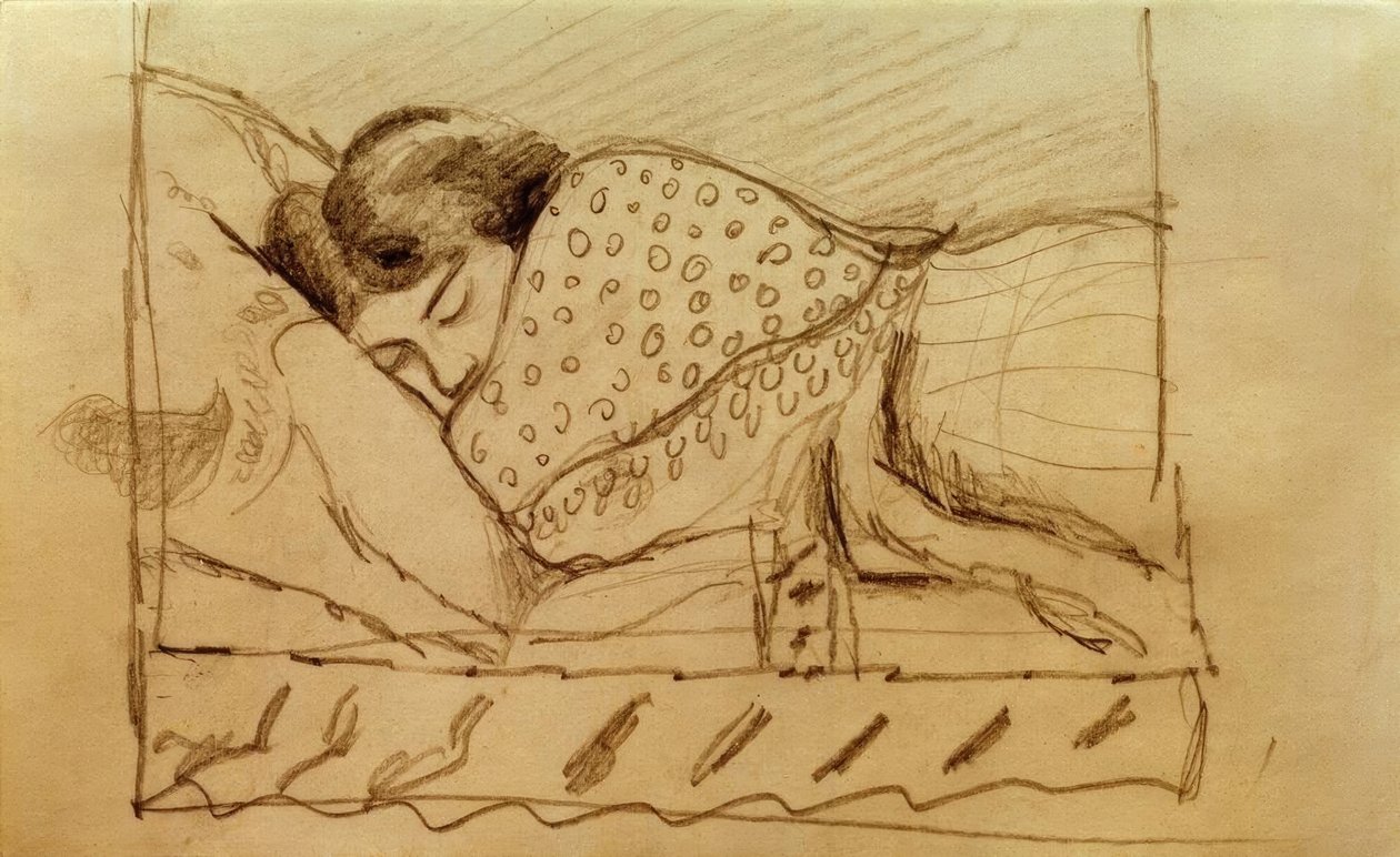 Elizabeth, dormindo de August Macke