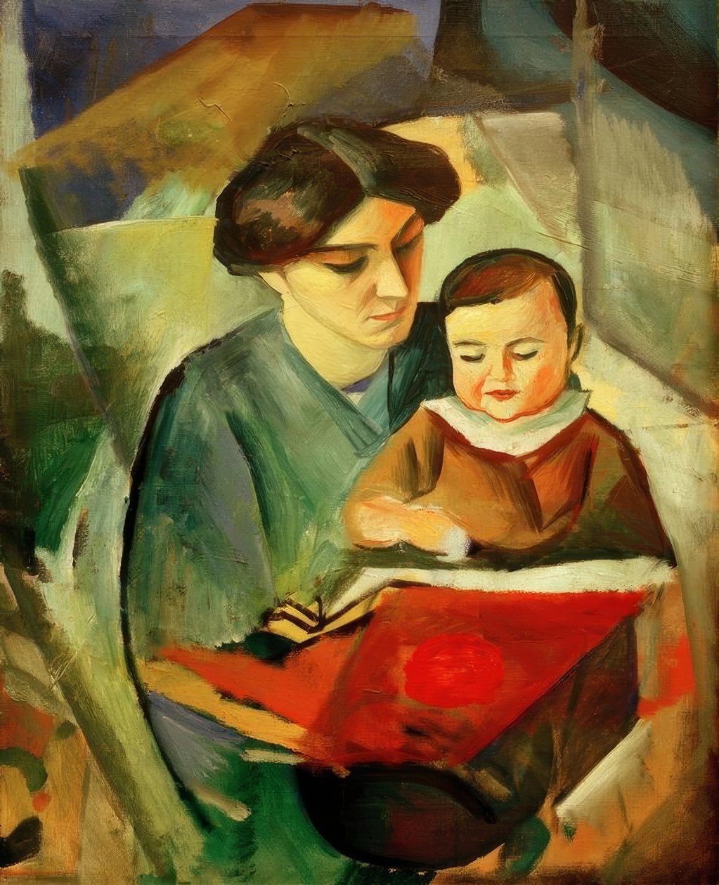 Elisabeth e Walterchen de August Macke